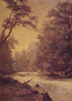 Albert Bierstadt : Lower Yosemite Valley